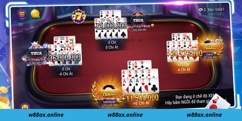 Giới thiệu chung về Game Mậu Binh online W88